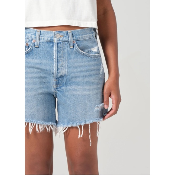 Agolde Parker Long Short In Swap Meet Size 34 - Picture 7 of 14